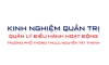 Kinh nghiệm quản trị, quản lý điều hành hoạt động của trường Phổ thông thực hành chất lượng cao Nguyễn Tất Thành thuộc trường Cao đẳng Sư phạm Hòa Bình