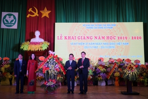 Trường Cao đẳng Sư phạm H&ograve;a B&igrave;nh khai giảng năm học 2019 - 2020 v&agrave; Kỷ niệm 37 năm ng&agrave;y Nh&agrave; gi&aacute;o Việt Nam